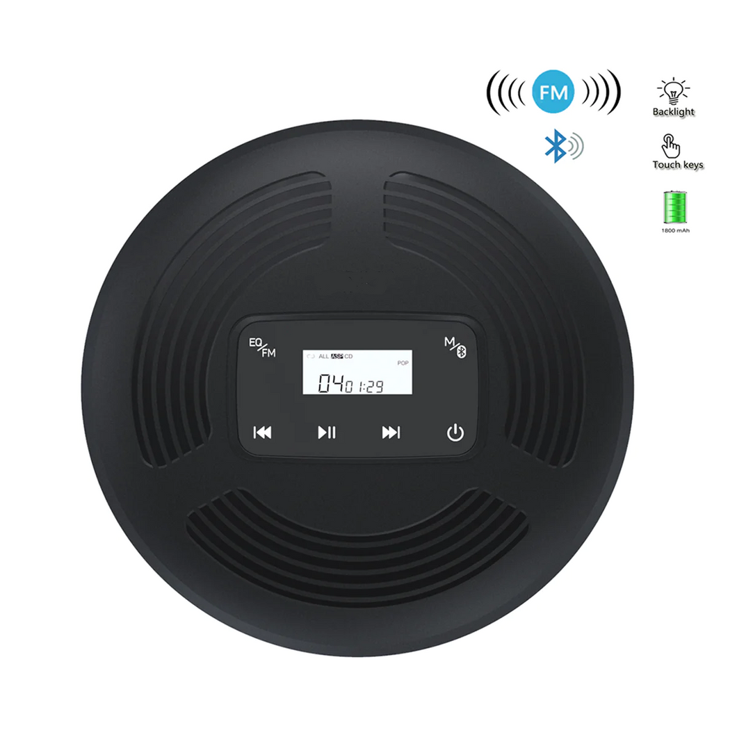 CD Player For Modern Cars FM Transmitter and Bluetooth Version
